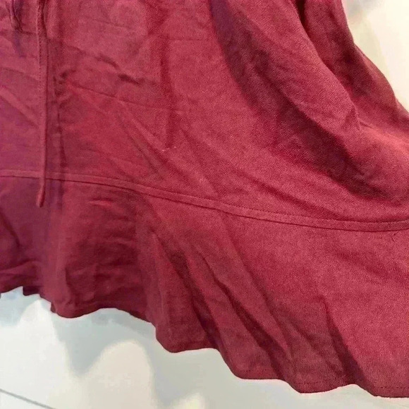Soft Joie Parana Dress in Merlot / Mini Dress / Drawstring Waist / Size Small - Picture 6 of 6